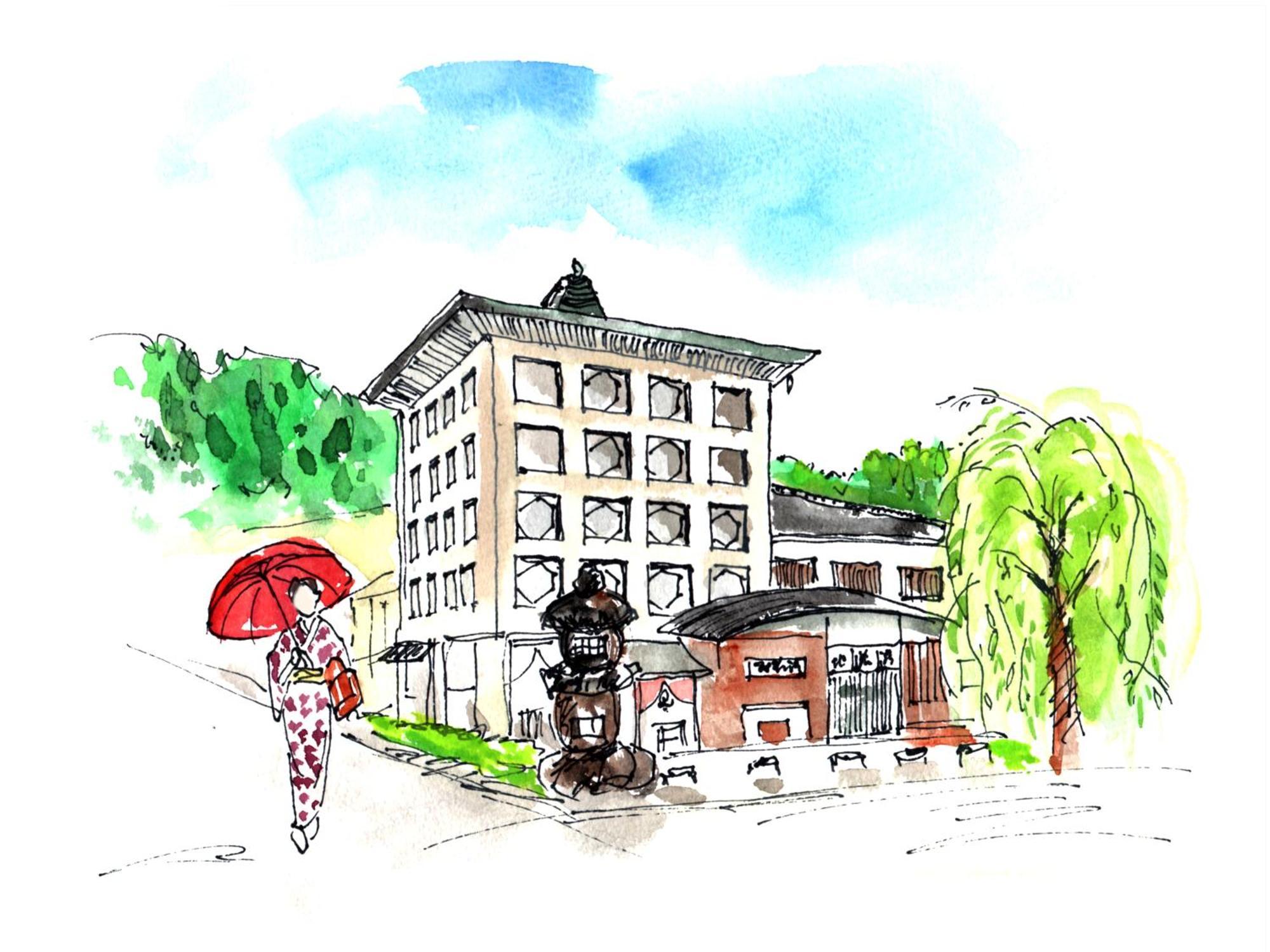 Akaishiya 城崎温泉旅館 赤石屋 Тойоока Екстер'єр фото